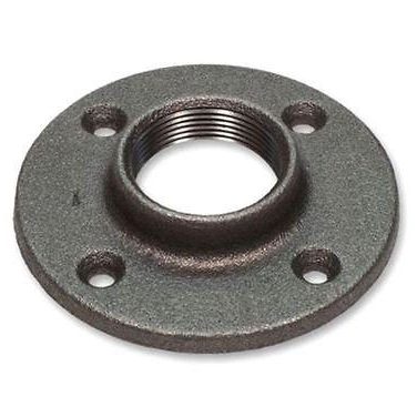 black-malleable-iron-floor-flanges